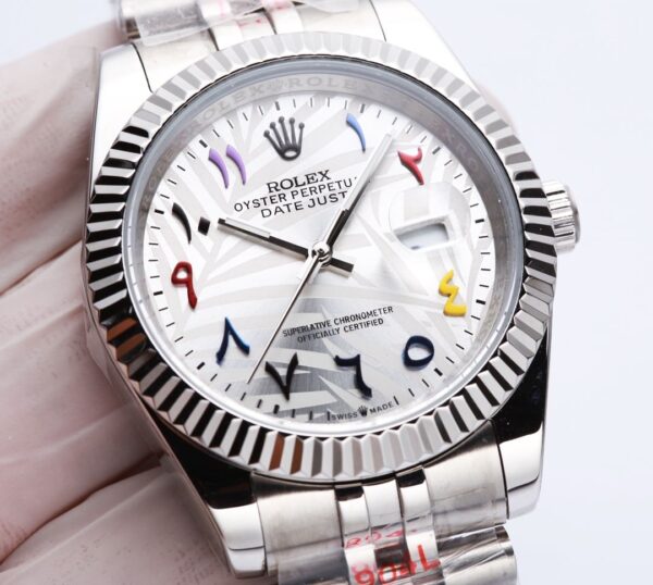 Rolex Datejust 41mm Oyster Perpetual Silver Toned For Men