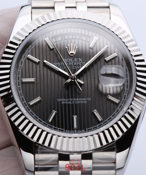 Rolex Datejust 41mm Oyster Perpetual Silver Toned For Men