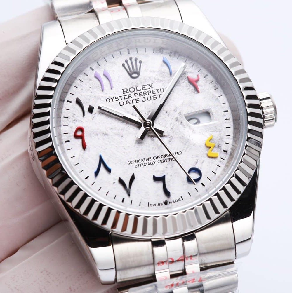 Rolex Datejust 41mm Oyster Perpetual Silver Toned For Men