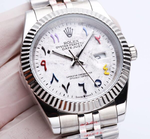 Rolex Datejust 41mm Oyster Perpetual Silver Toned For Men