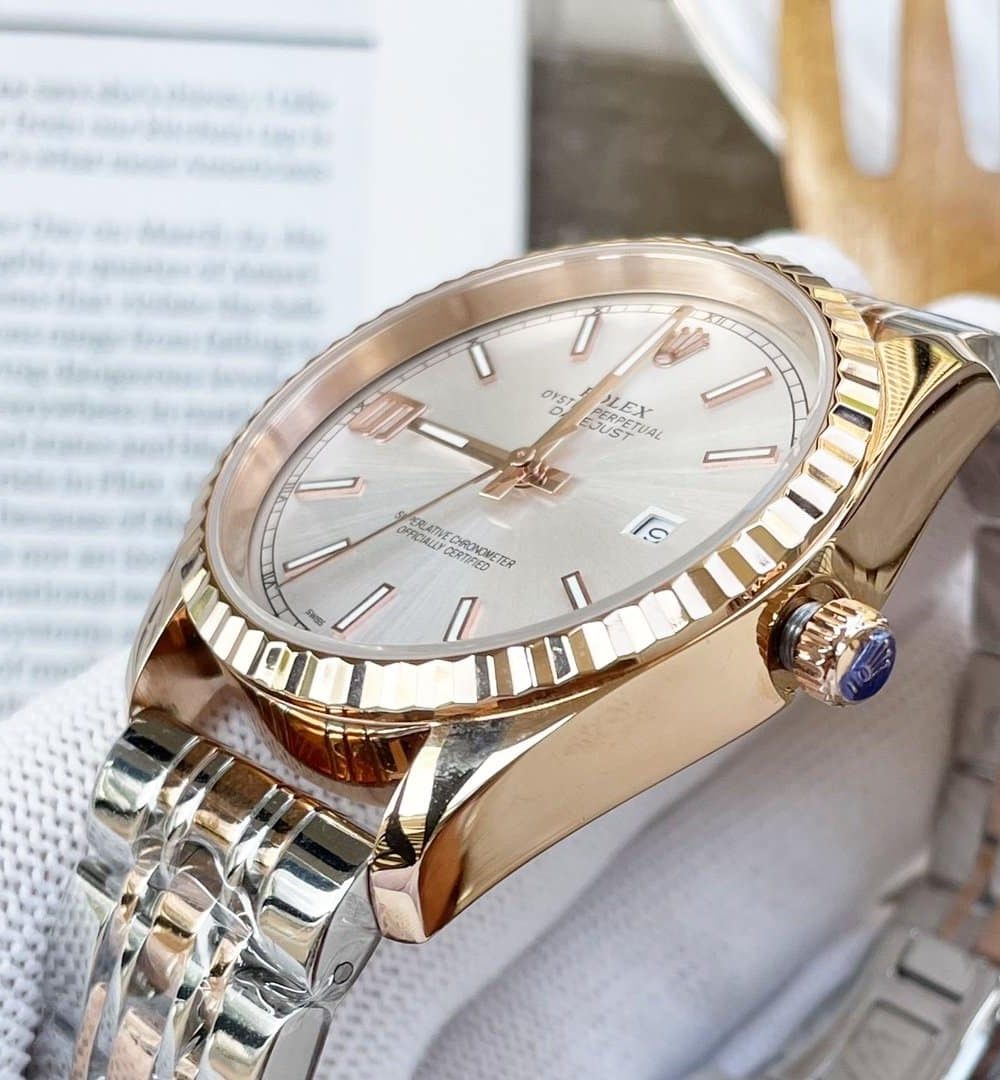 Rolex Datejust 41mm Oyster Perpetual Silver Toned For Men