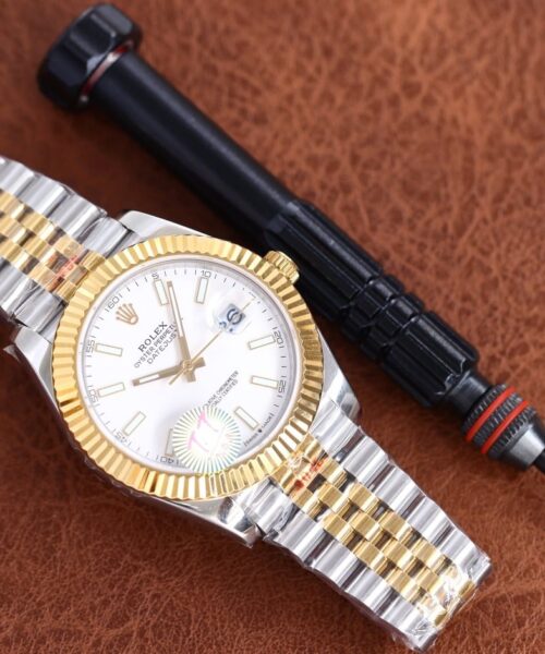 Rolex Datejust 41mm Oyster Perpetual Silver Toned For Men