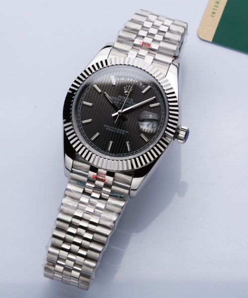 Rolex Datejust 41mm Oyster Perpetual Silver Toned For Men