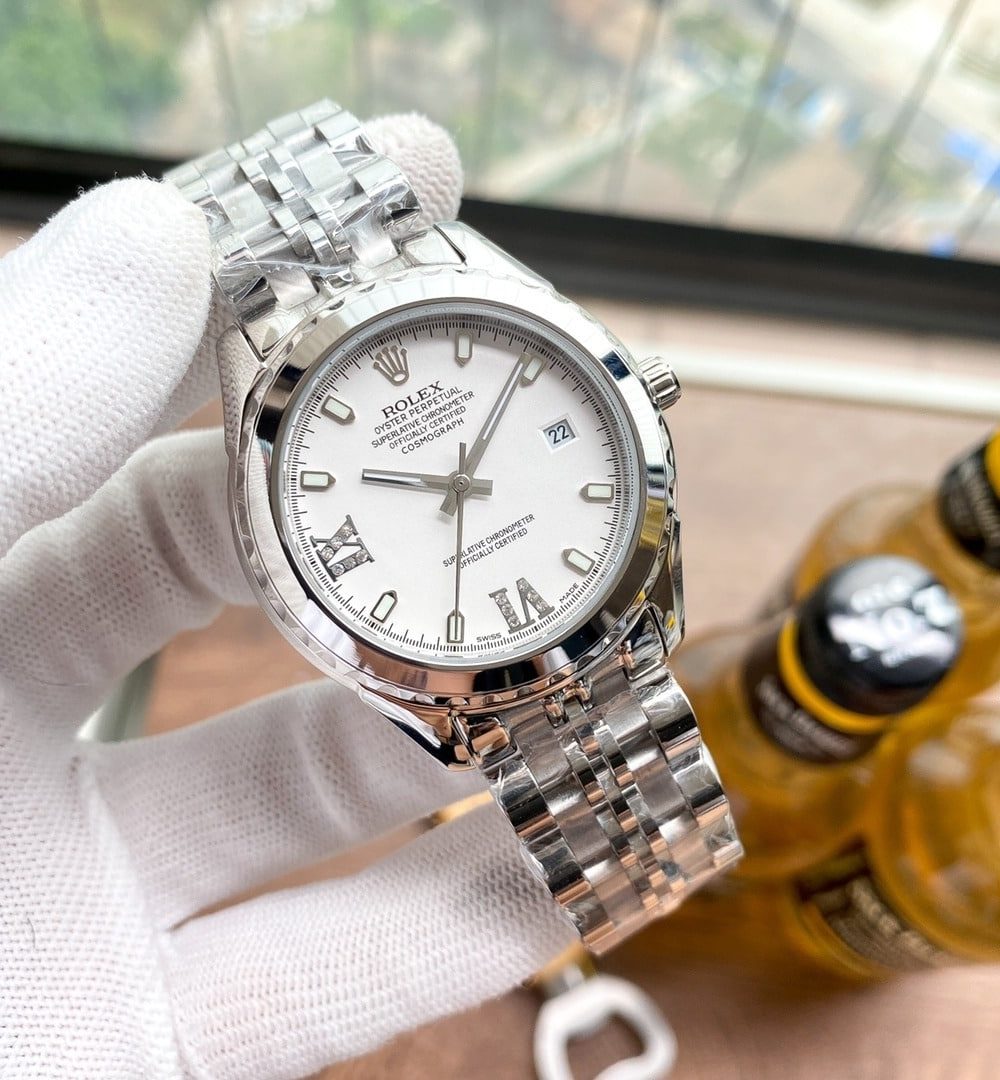 Rolex Datejust 41mm Silver Toned For Men