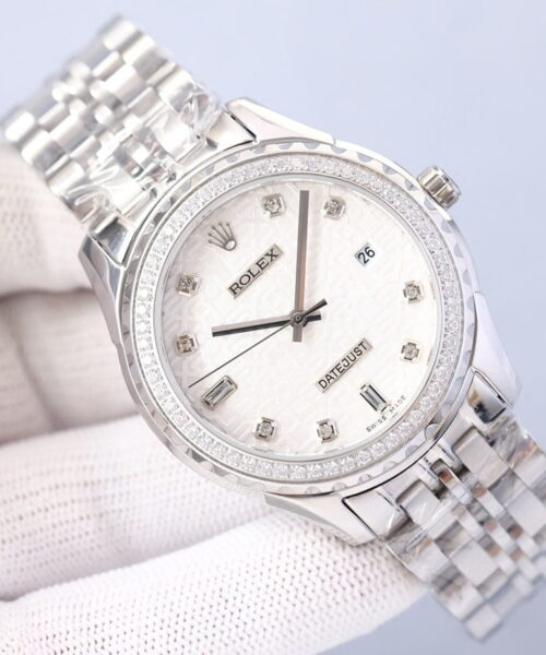 Rolex Datejust 41mm Silver Toned For Men