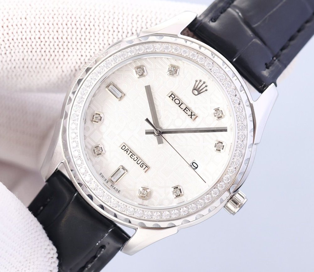 Rolex Datejust 41mm Silver Toned For Men