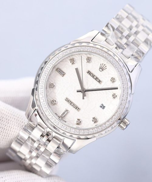 Rolex Datejust 41mm Silver Toned For Men