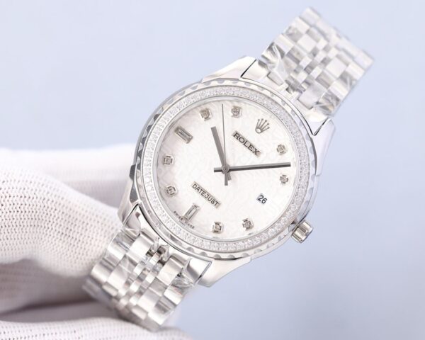 Rolex Datejust 41mm Silver Toned For Men