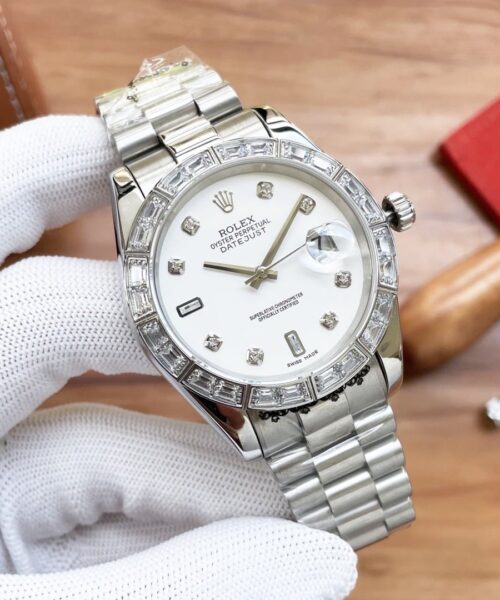 Rolex Datejust Oyster Perpetual 41 Silver Toned For Men