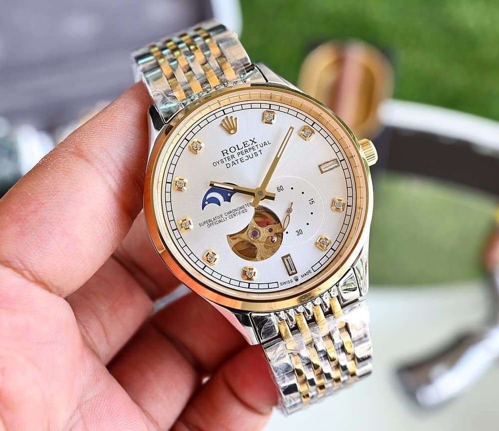 Rolex Datejust Oyster Perpetual 41 Silver Toned For Men