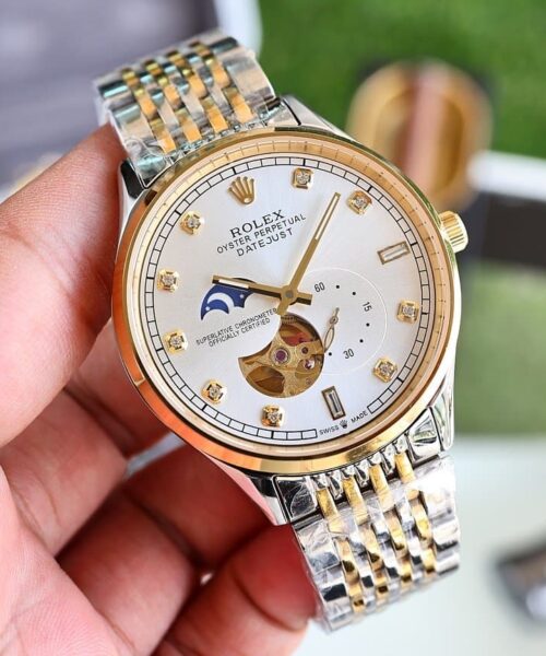 Rolex Datejust Oyster Perpetual 41 Silver Toned For Men