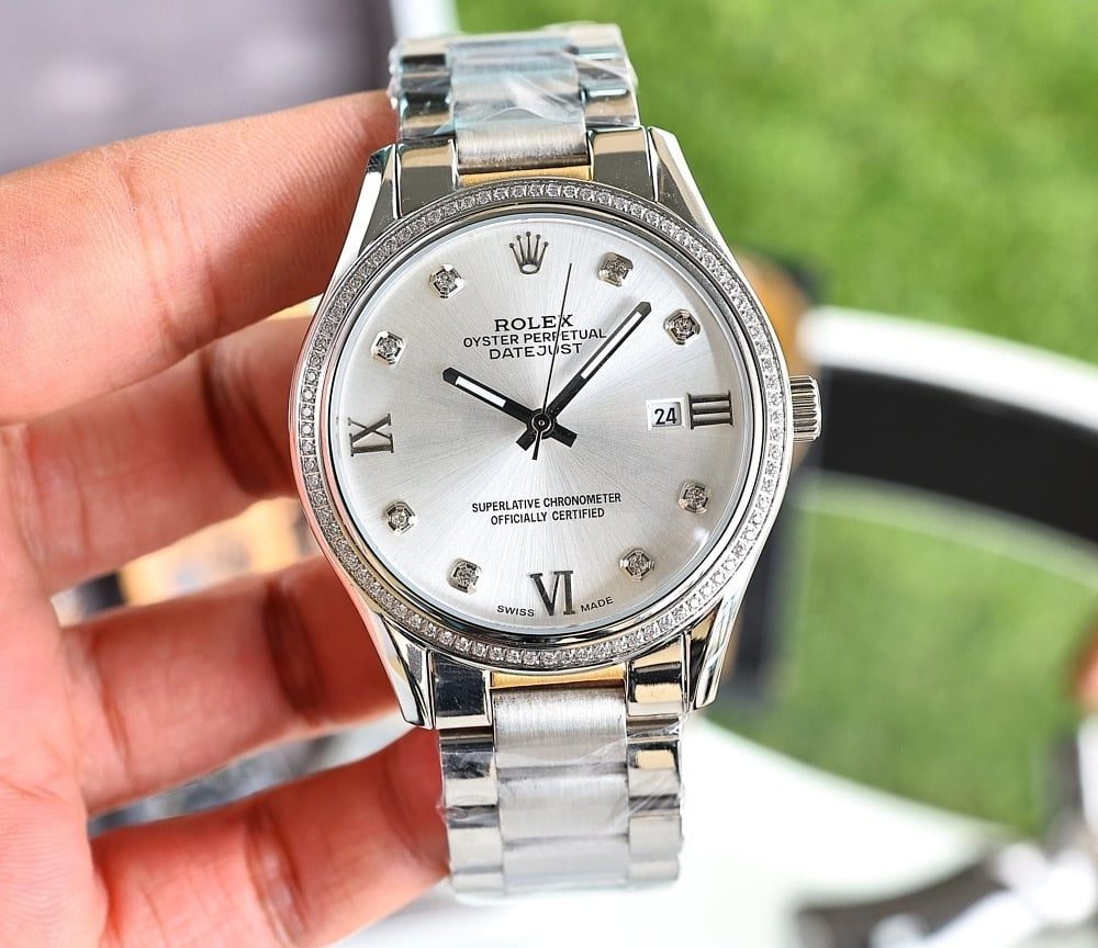 Rolex Datejust Oyster Perpetual 41 Silver Toned For Men