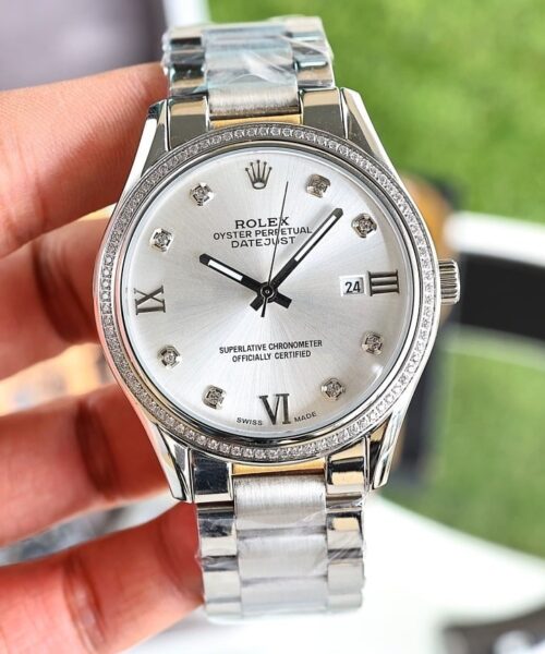 Rolex Datejust Oyster Perpetual 41 Silver Toned For Men