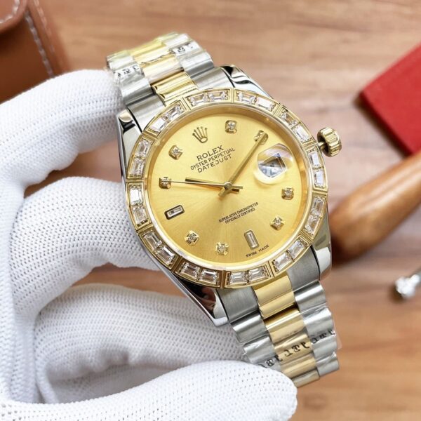 Rolex Datejust Oyster Perpetual 41 Silver Toned For Men