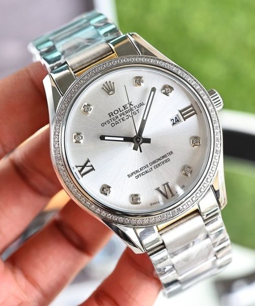 Rolex Datejust Oyster Perpetual 41 Silver Toned For Men