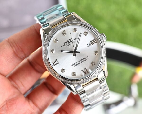 Rolex Datejust Oyster Perpetual 41 Silver Toned For Men