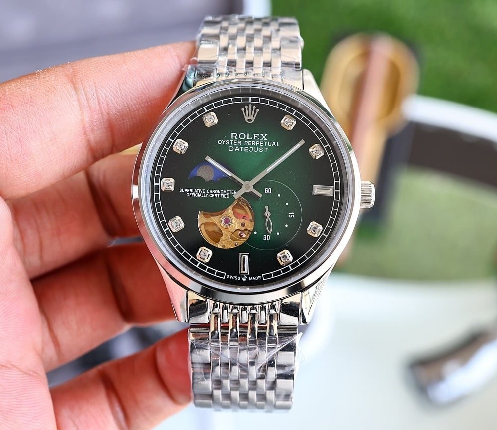 Rolex Datejust Oyster Perpetual 41 Silver Toned For Men