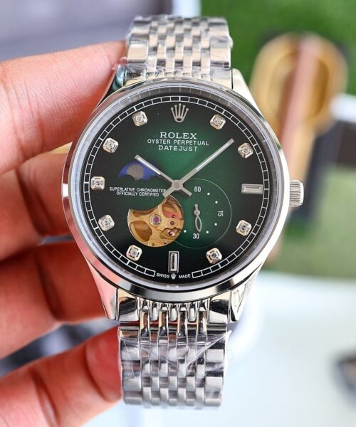 Rolex Datejust Oyster Perpetual 41 Silver Toned For Men