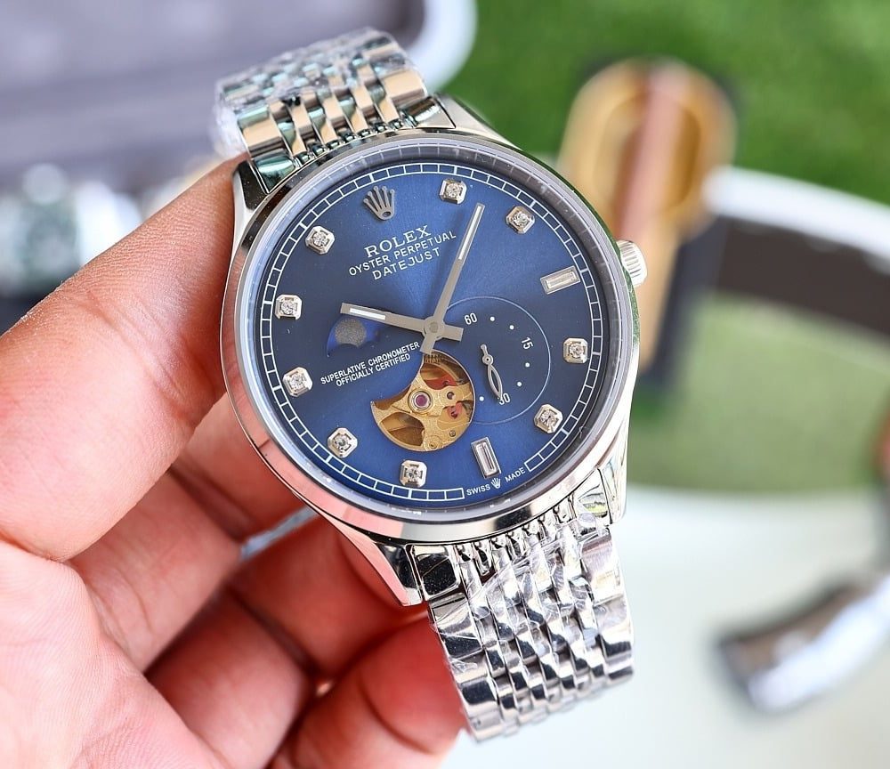 Rolex Datejust Oyster Perpetual 41 Silver Toned For Men