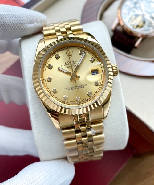 Rolex Datejust Perpetual 36mm Gold Toned For Women