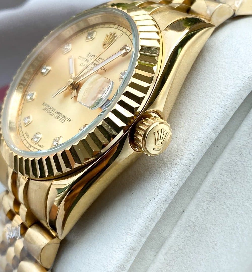 Rolex Datejust Perpetual 36mm Gold Toned For Women