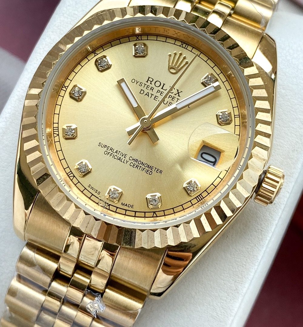 Rolex Datejust Perpetual 36mm Gold Toned For Women