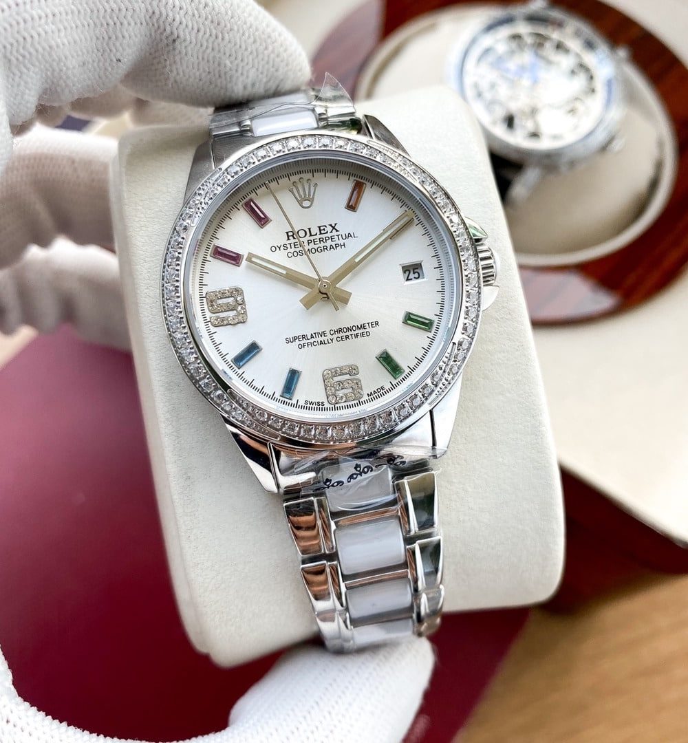 Rolex Datejust Perpetual 36mm Silver Toned For Women
