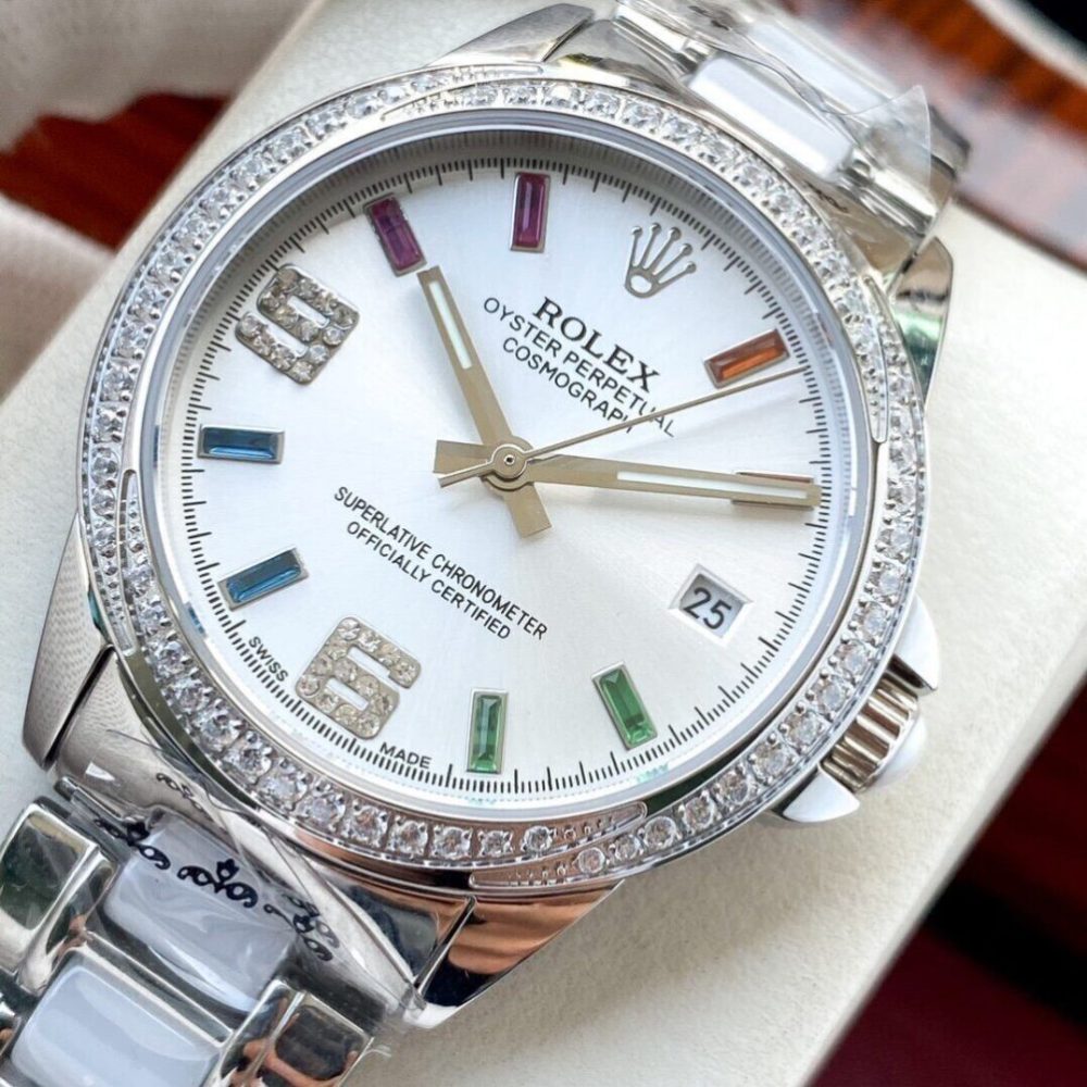 Rolex Datejust Perpetual 36mm Silver Toned For Women