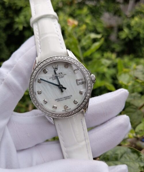 Rolex Datejust Perpetual 36mm Silver Toned For Women