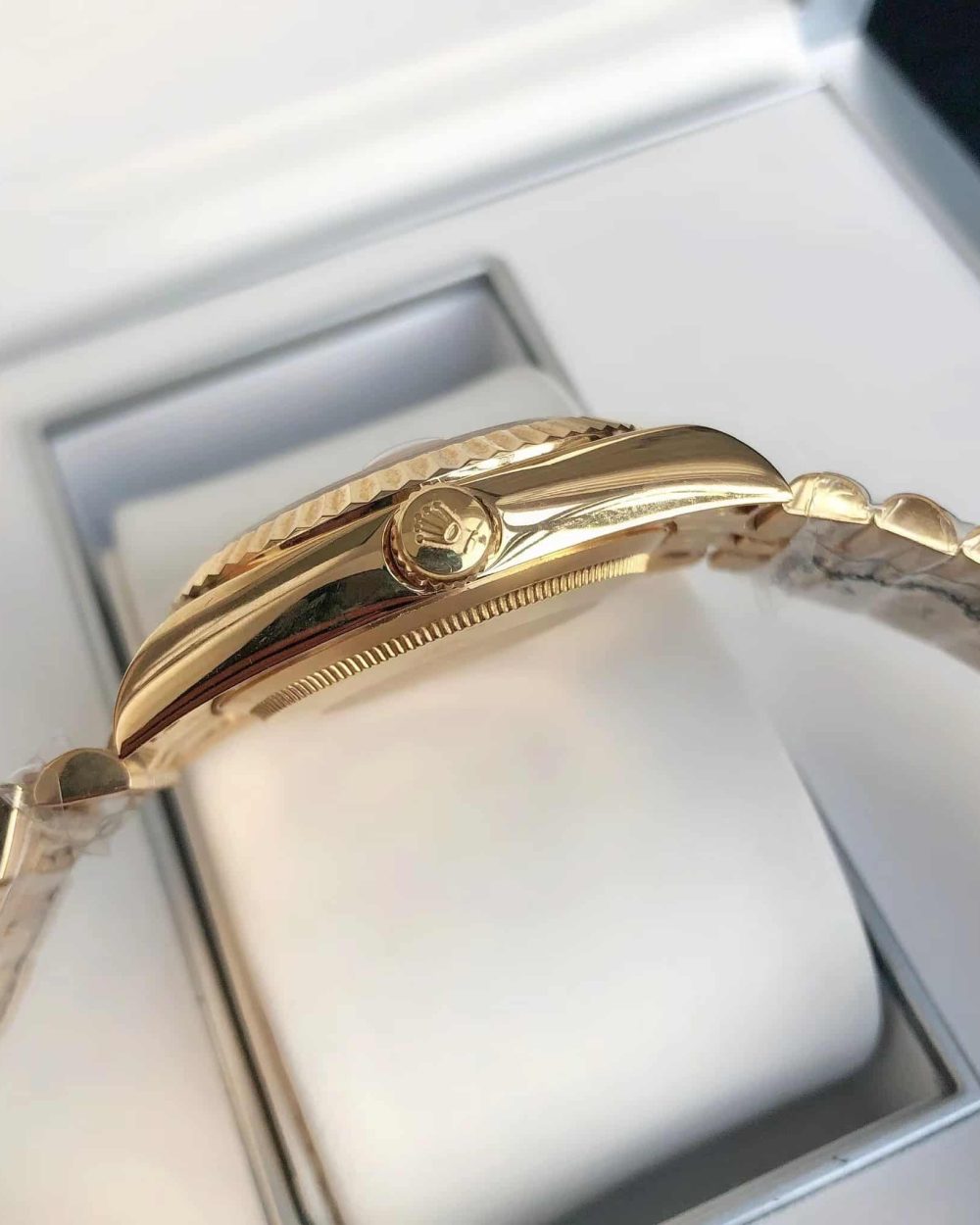 Rolex Datejust Watch Gold Toned Unisex