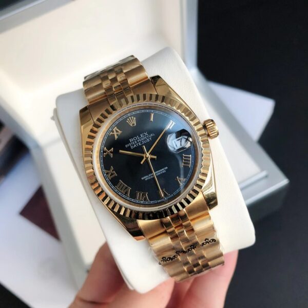 Rolex Datejust Watch Gold Toned Unisex