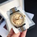 Rolex Datejust Watch Gold/Silver Toned Unisex 178273