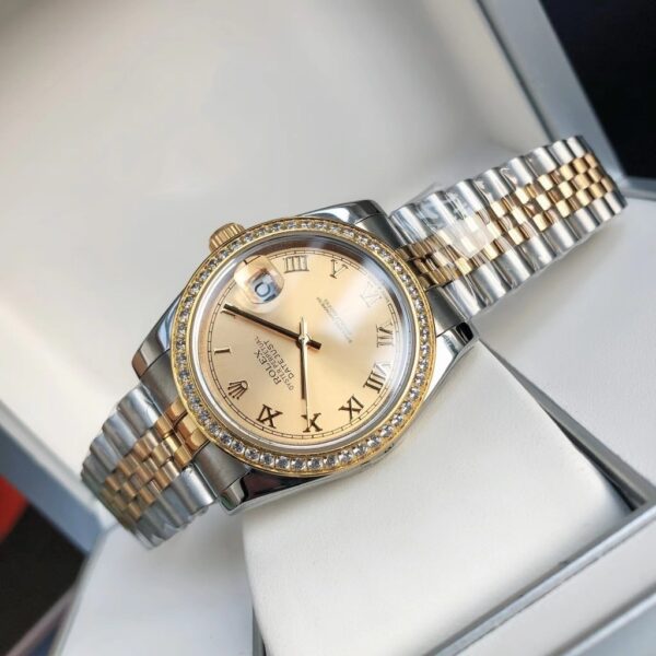 Rolex Datejust Watch Gold/Silver Toned Unisex 178273
