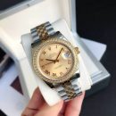 Rolex Datejust Watch Gold/Silver Toned Unisex 178273