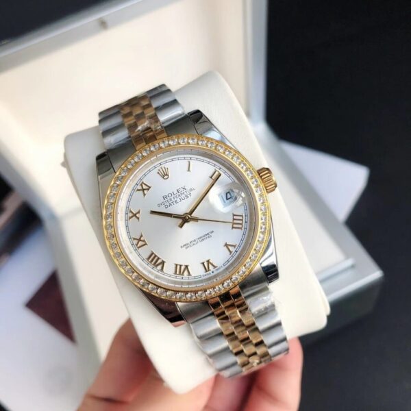 Rolex Datejust Watch Gold/Silver Toned Unisex 178383