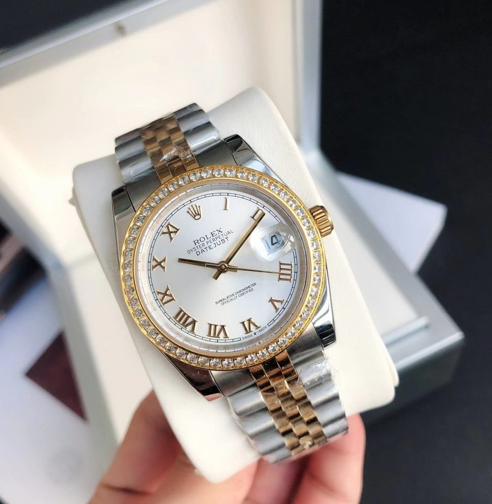 Rolex Datejust Watch Gold/Silver Toned Unisex 178383