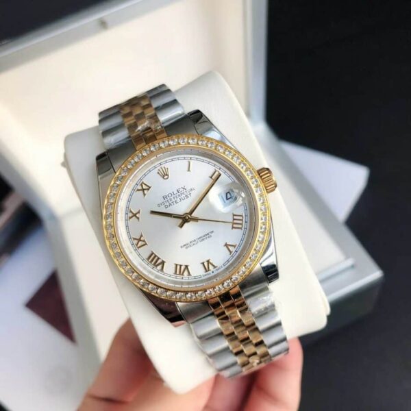 Rolex Datejust Watch Gold/Silver Toned Unisex 178383