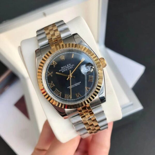 Rolex Datejust Watch Gold/Silver Toned Unisex