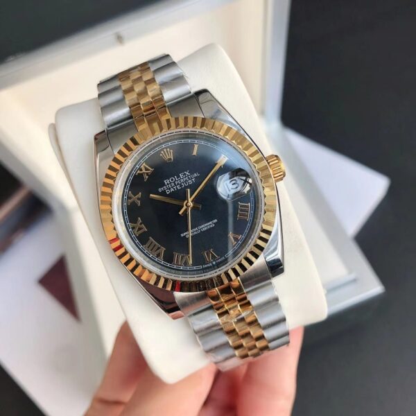 Rolex Datejust Watch Gold/Silver Toned Unisex
