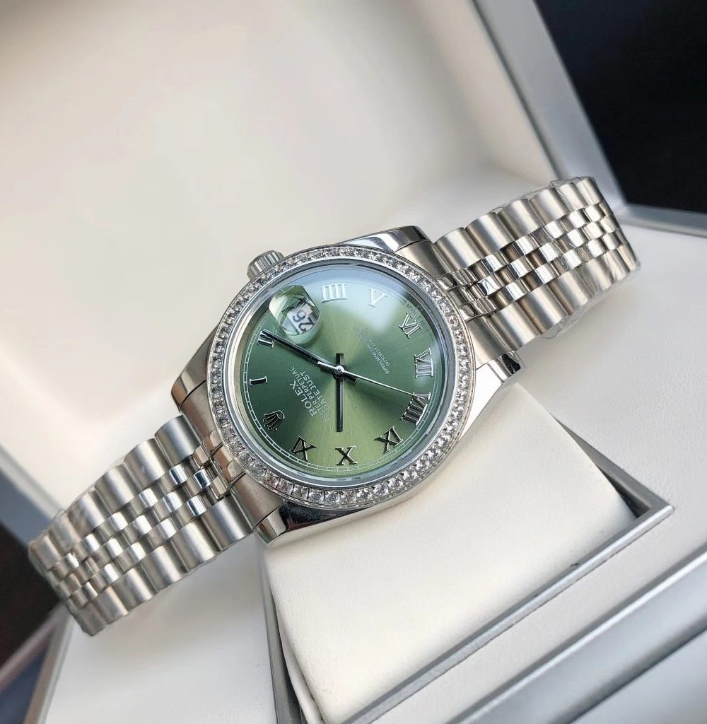 Rolex Datejust Watch Silver Toned Unisex