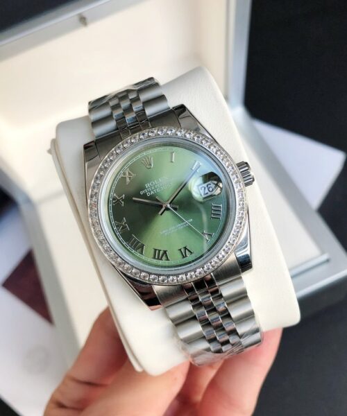 Rolex Datejust Watch Silver Toned Unisex