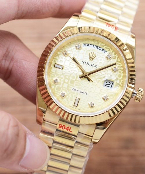 Rolex Day-date 41mm Gold Toned For Men
