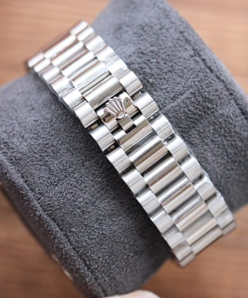 Rolex Daydate 41 Silver Toned For Men