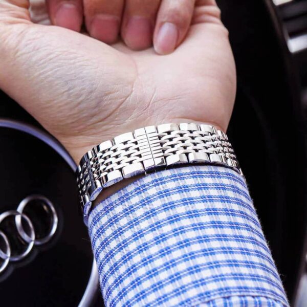 Rolex Daydate 41 Silver Toned For Men