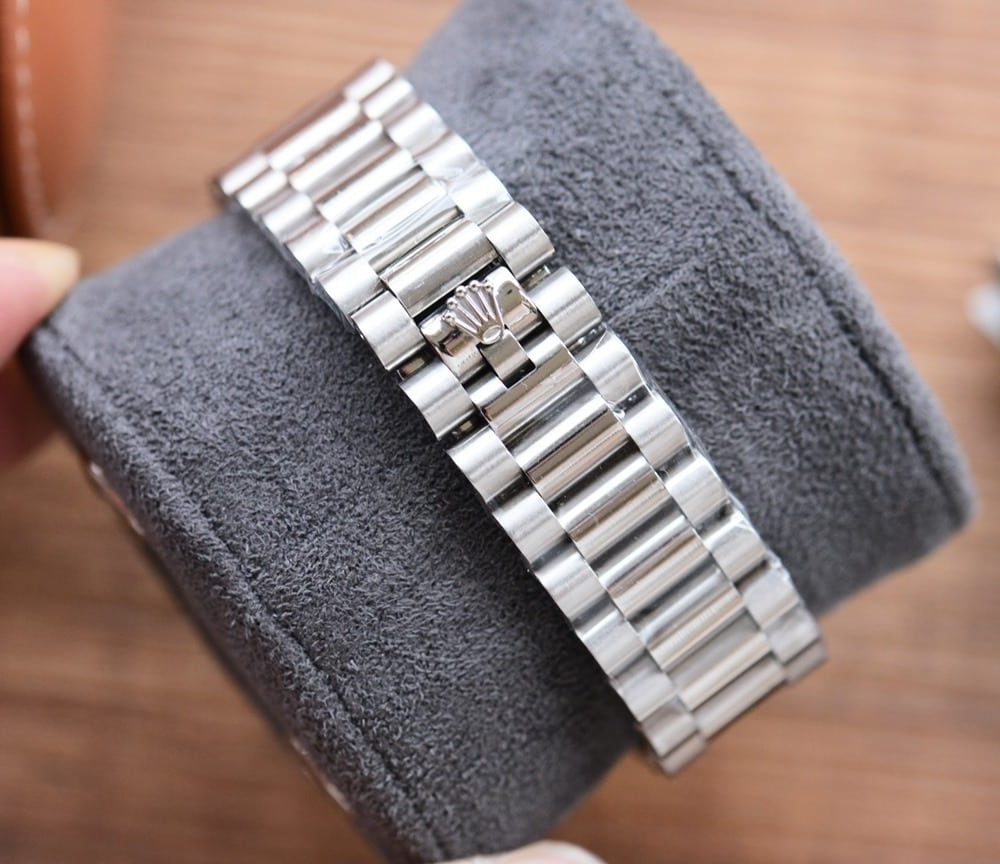 Rolex Daydate 41 Silver Toned For Men