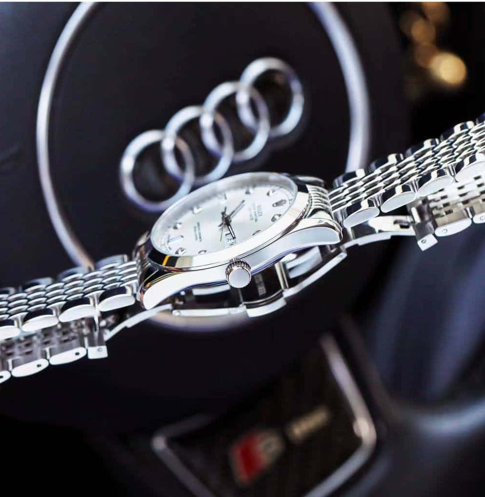 Rolex Daydate 41 Silver Toned For Men