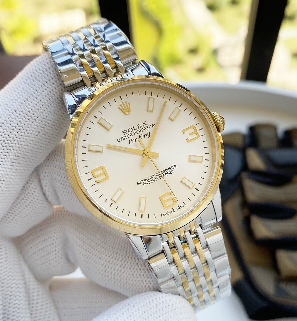 Rolex Explorer 42mm Gold/Silver Toned For Men