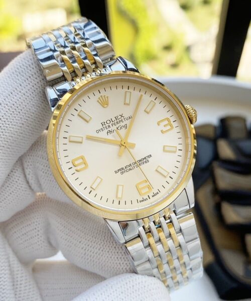 Rolex Explorer 42mm Gold/Silver Toned For Men