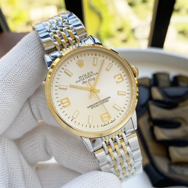 Rolex Explorer 42mm Gold/Silver Toned For Men