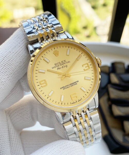 Rolex Explorer 42mm Gold/Silver Toned For Men